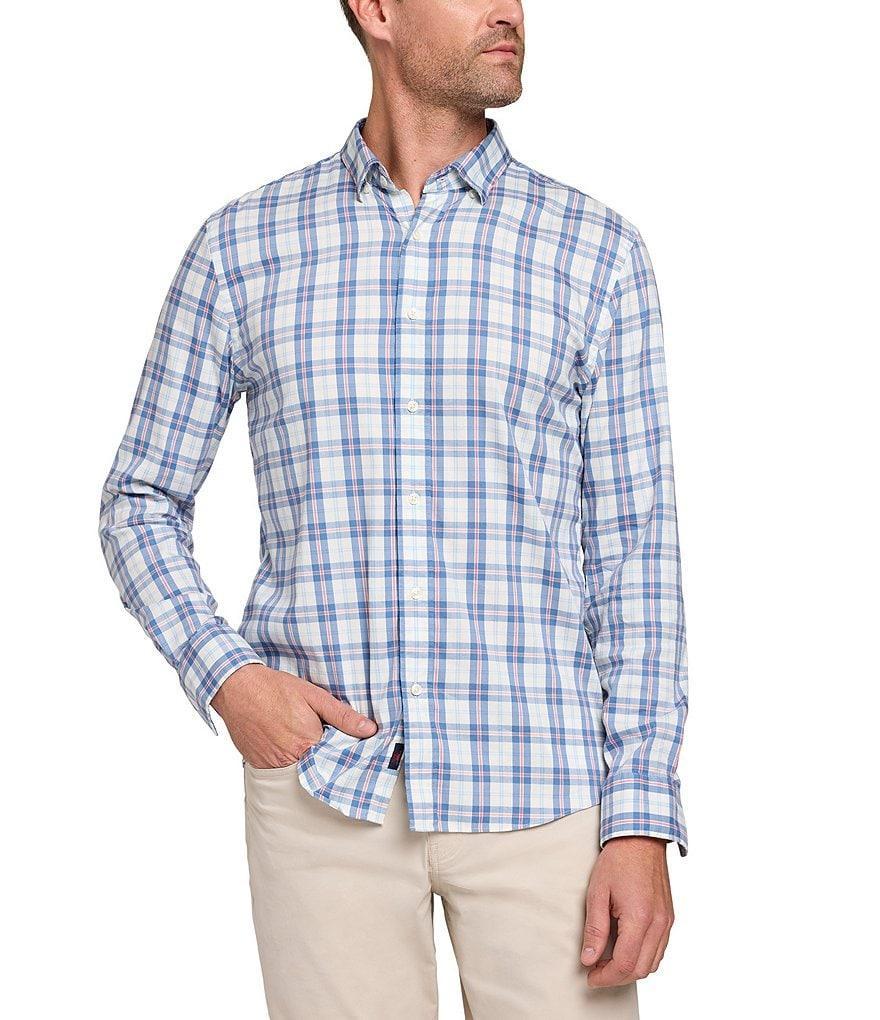 Faherty Performance Stretch Gingham Plaid Movement Woven Shirt Product Image