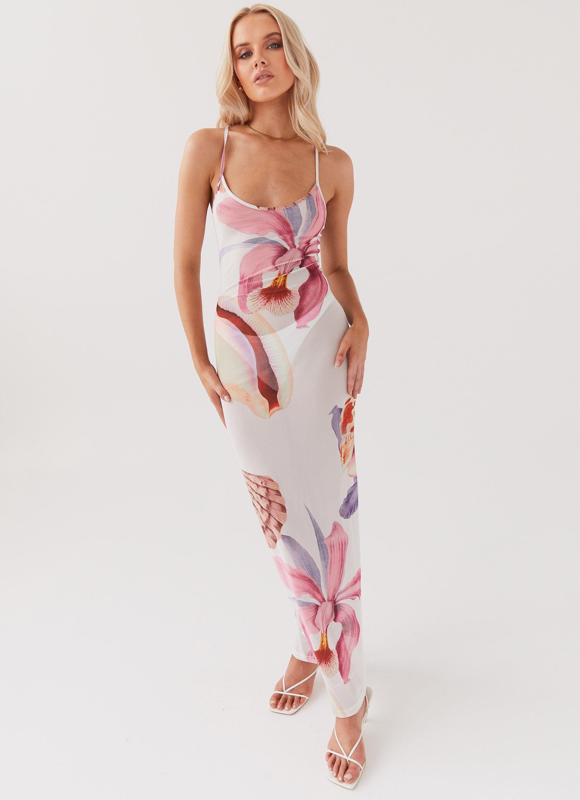 Love On The Run Maxi Dress - Seaside Bouquet Product Image