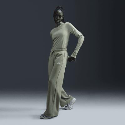 Nike Sportswear Club Fleece Women's Mid-Rise Wide-Leg Sweatpants Product Image