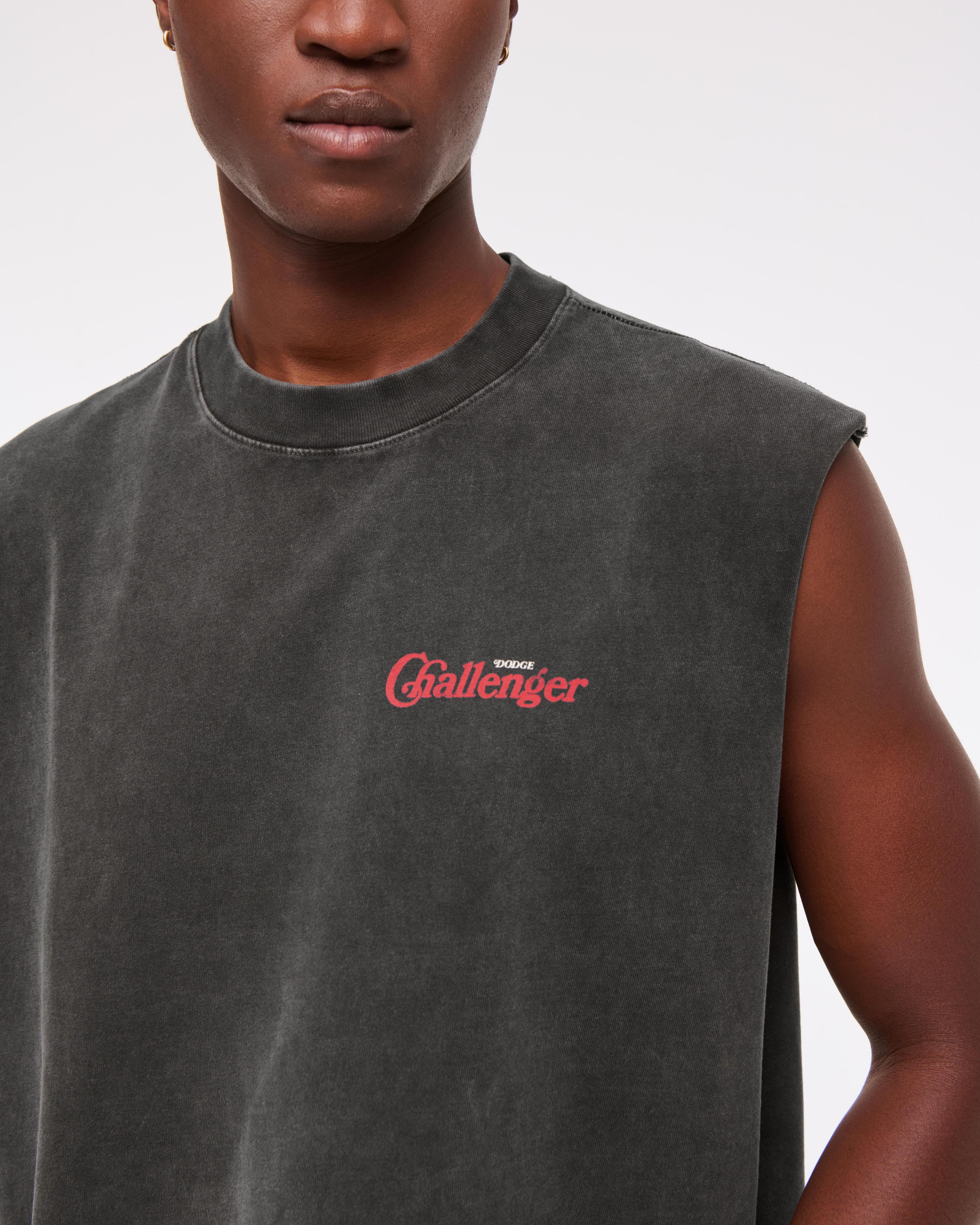 Dodge Challenger Graphic Cropped Tank Product Image