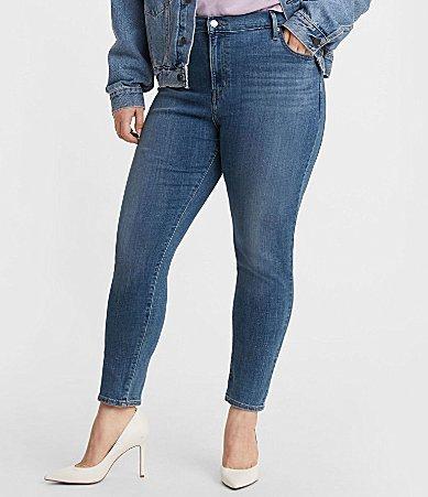 Levi's(r) Womens 721 High-Rise Skinny (Lapis Air) Women's Jeans Product Image