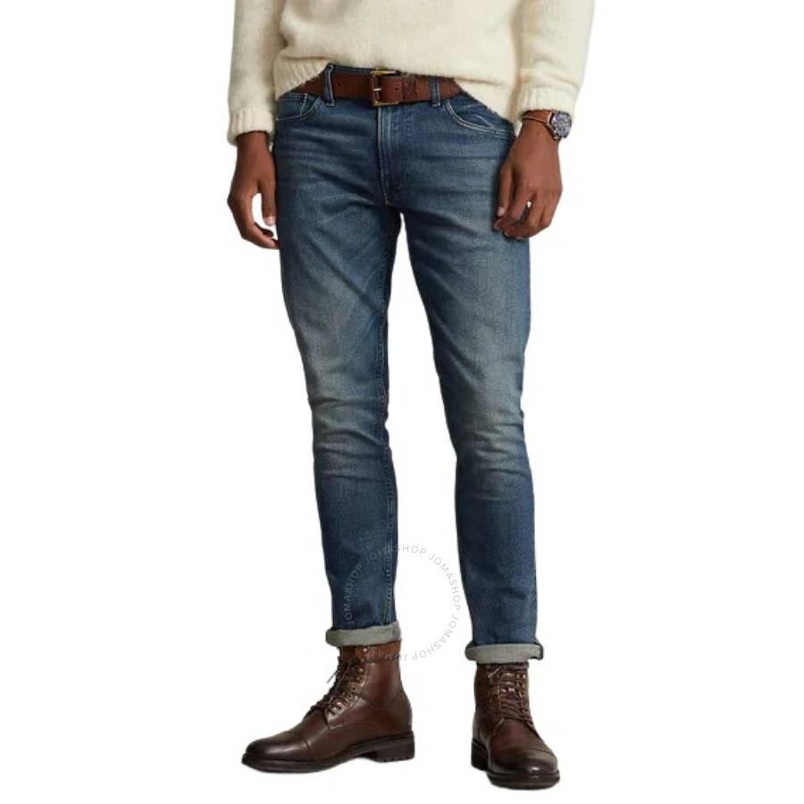 POLO RALPH LAUREN Parkside Taper Denim Jeans In Blue Product Image