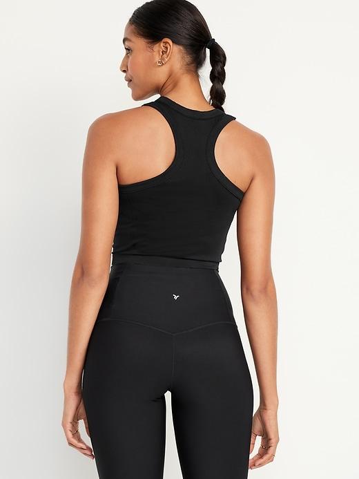 Fitted Seamless Crop Tank Top Product Image