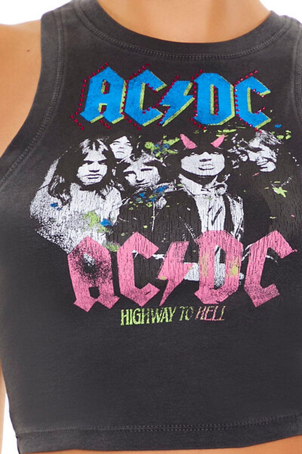 ACDC Graphic Cropped Tank Top | Forever 21 Product Image