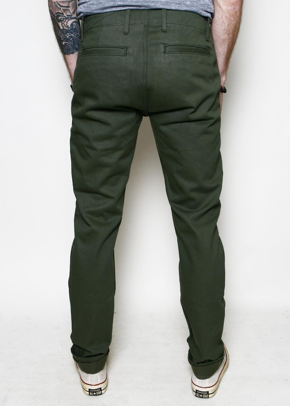 Infantry Pant // Green Selvedge Product Image