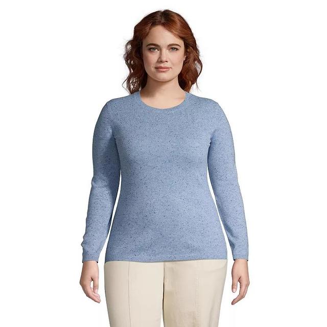 Plus Size Lands End Crewneck Cashmere Sweater, Womens Product Image