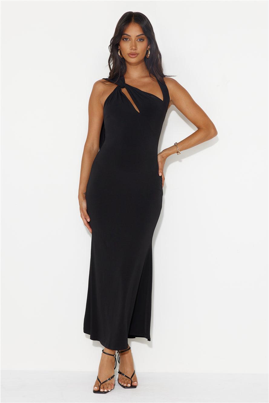 Chic Taste Maxi Dress Black Product Image