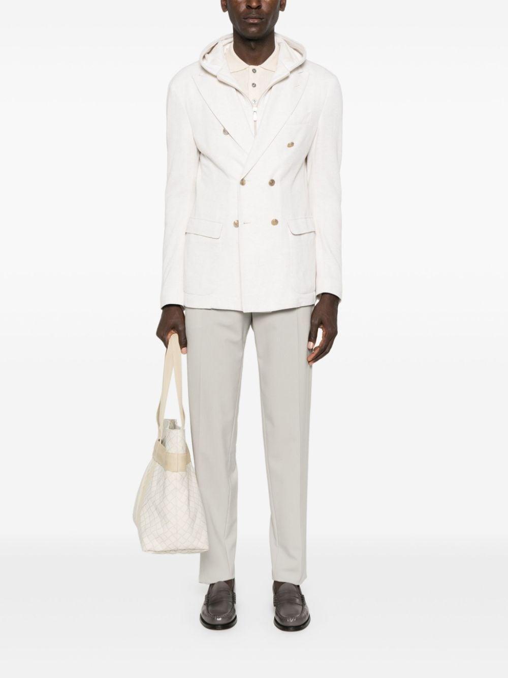 Layered Blazer In Neutrals Product Image