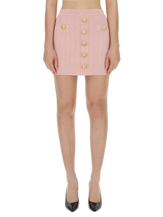 BALMAIN Skirts In Pink Product Image