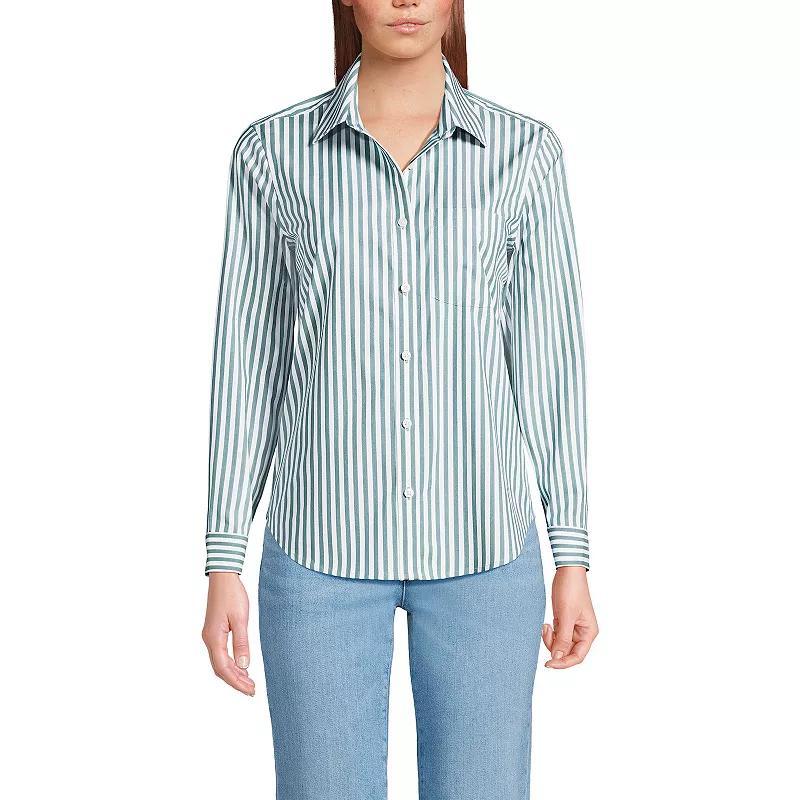 Womens Lands End Cooling Button-Front Shirt Product Image