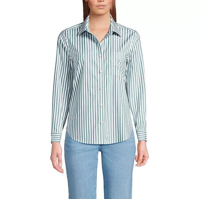 Womens Lands End Cooling Button-Front Shirt Product Image