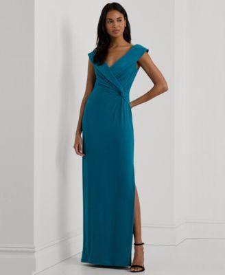 Women's Twisted Off-The-Shoulder Gown Product Image