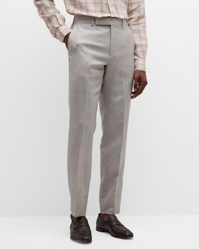 Mens Wool-Linen Twill Pants Product Image