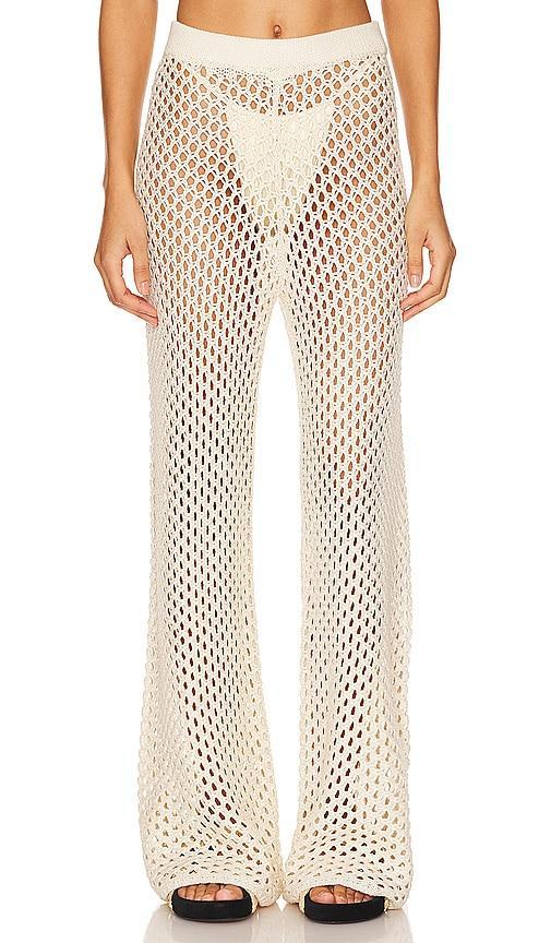 MINKPINK Balmy Crochet Knit Pants Size L, M, XL, XXL. Product Image