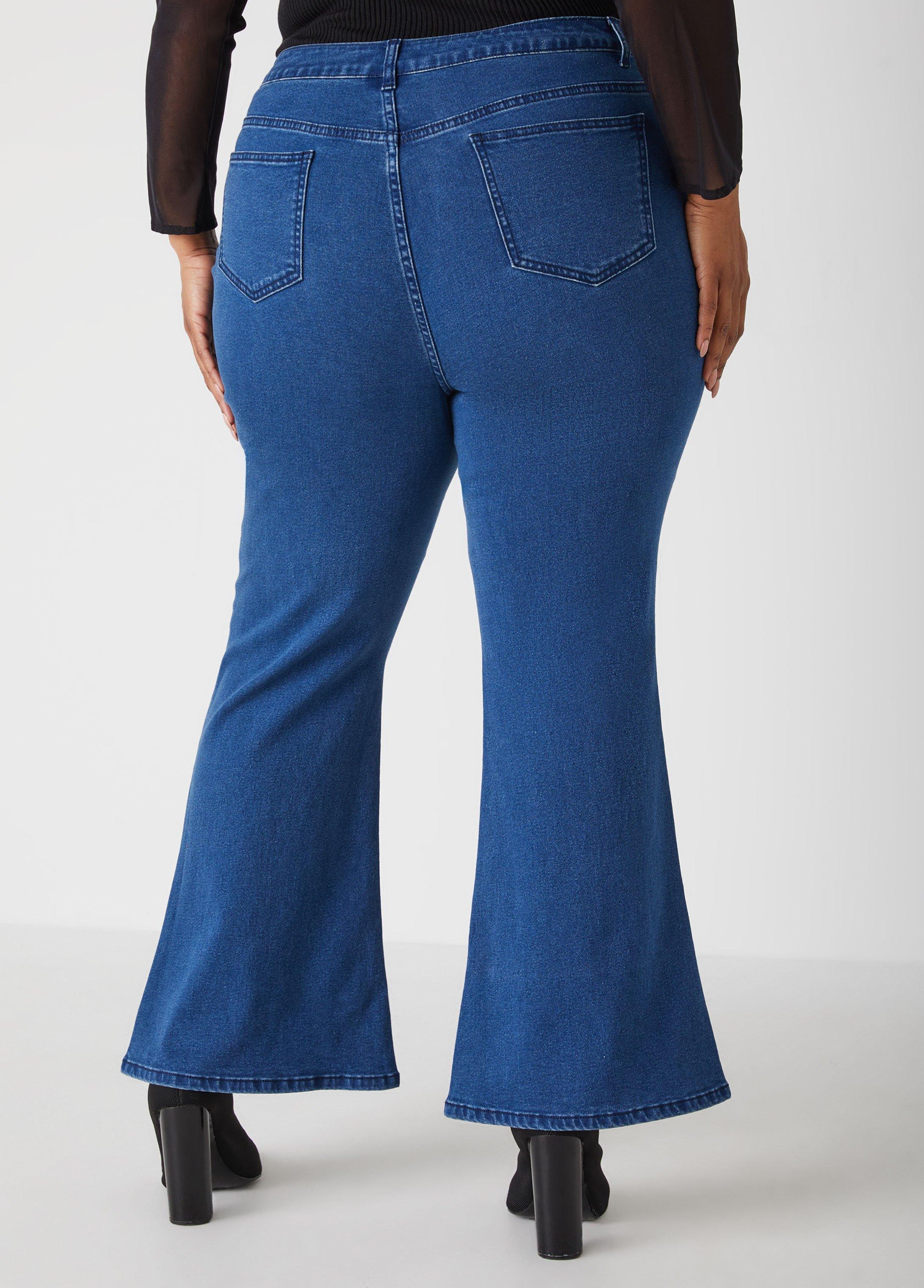 Sequined Flared Jeans Product Image