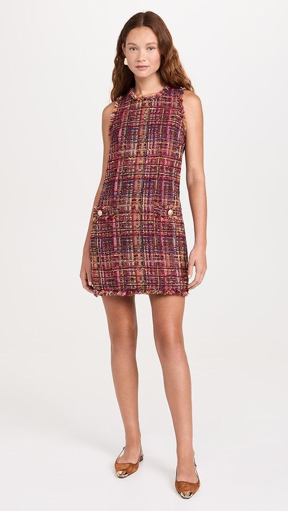 L'AGENCE Florian Tweed Shift Dress | Shopbop Product Image