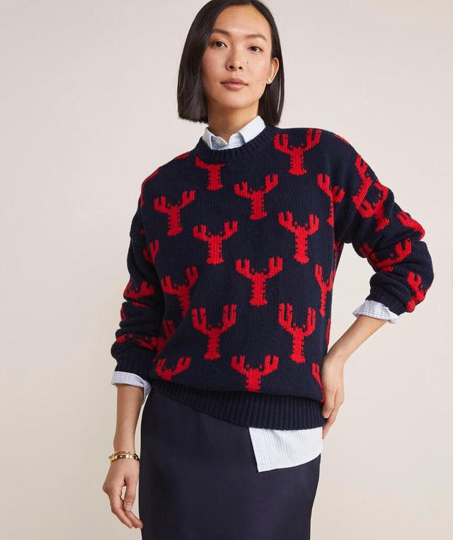 Lobster Fair Isle Crewneck Sweater Product Image