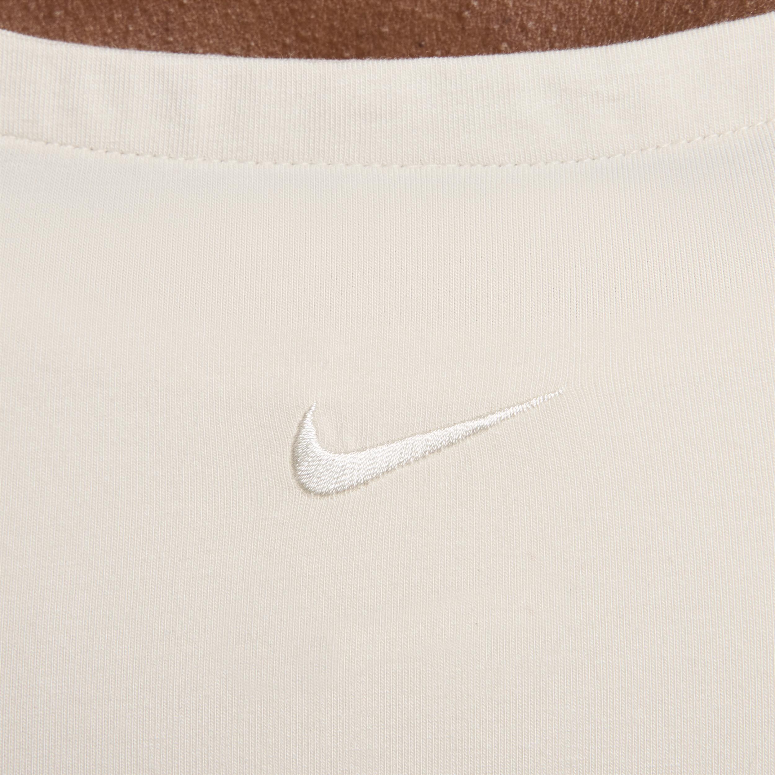 Womens Nike Sportswear Chill Knit Short-Sleeve Square-Neck Top Product Image