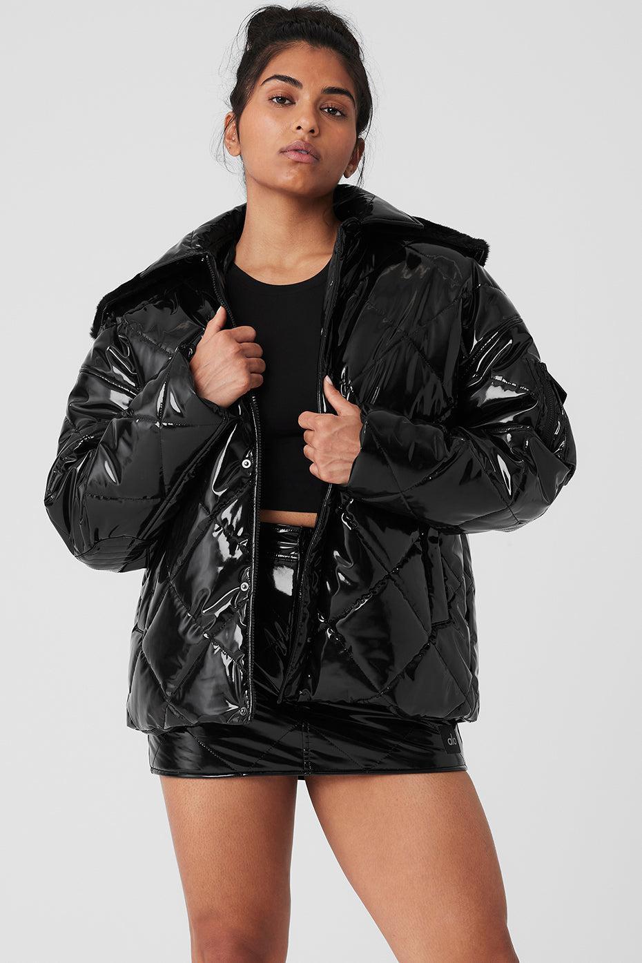 Snomoto Puffer Mini Skirt - Black Female Product Image