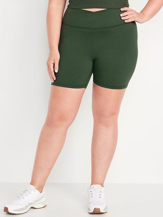 Extra High-Waisted CloudComfy Biker Shorts -- 6-inch inseam Product Image