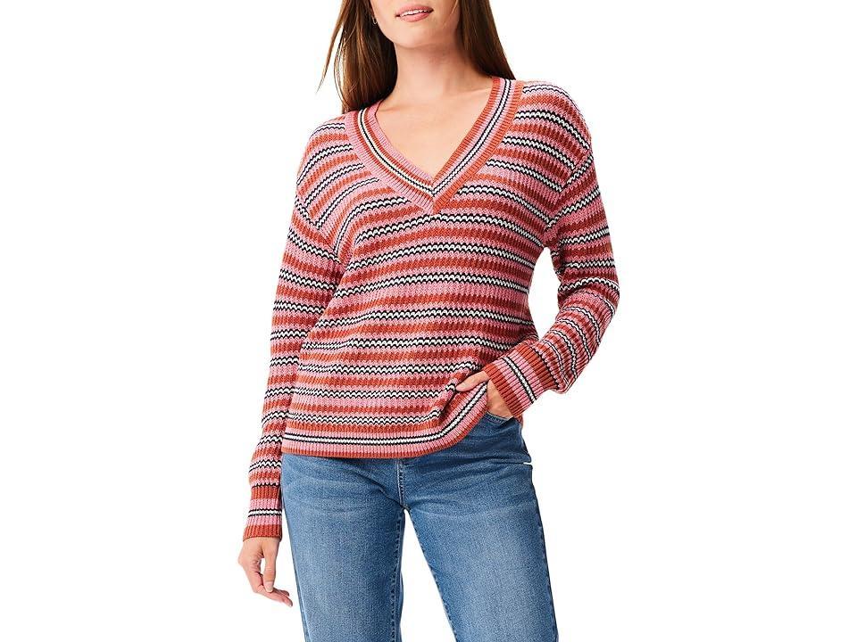 NIC+ZOE Island Sunset Sweater Multi) Women's Sweater Product Image