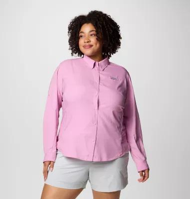 Columbia Women's PFG Tamiami II Long Sleeve Shirt - Plus Size- Product Image