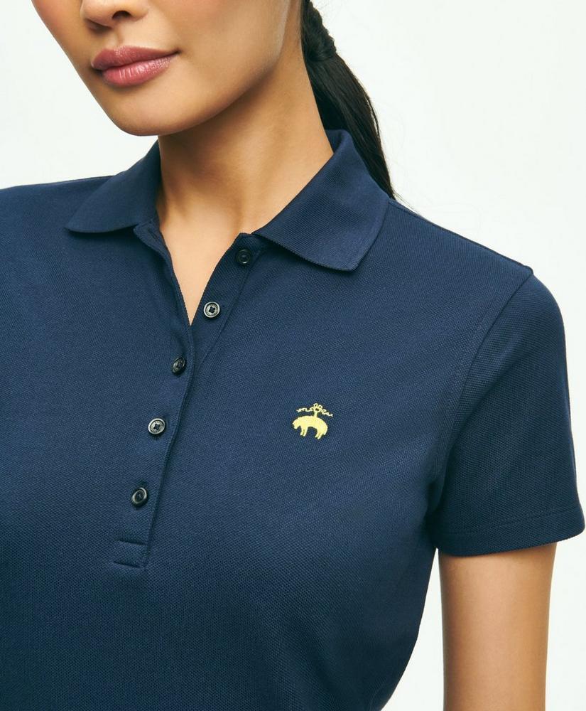 Classic Cotton Pique Polo Dress Product Image