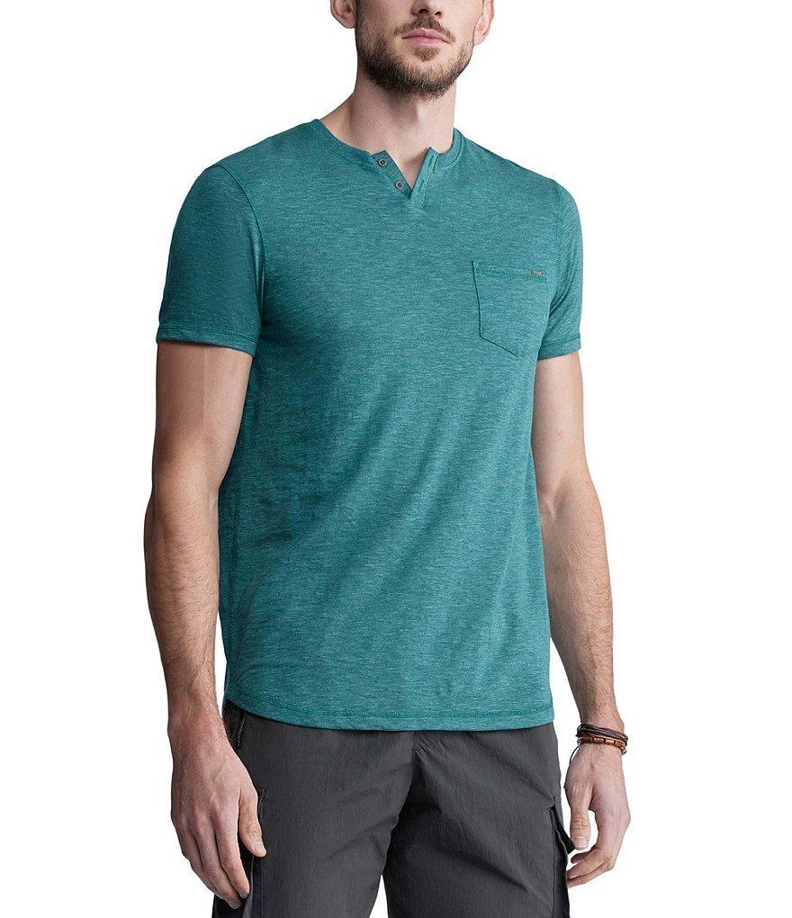 Buffalo David Bitton Kadyo Short Sleeve Pocket Henley T-Shirt Product Image