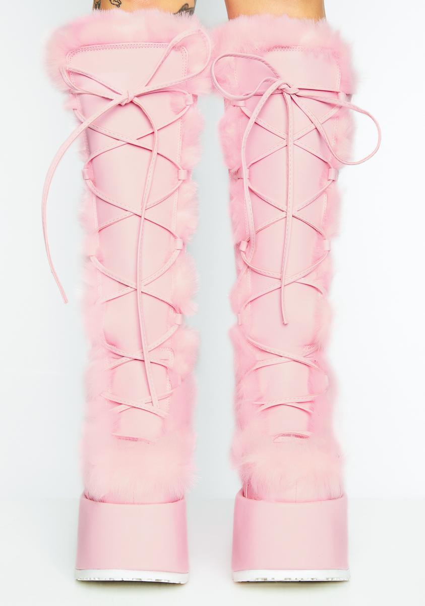 Pure Vigilance Platform Boots-Pink Male Product Image