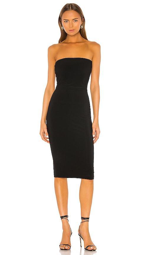 Norma Kamali Strapless Midi Dress Product Image