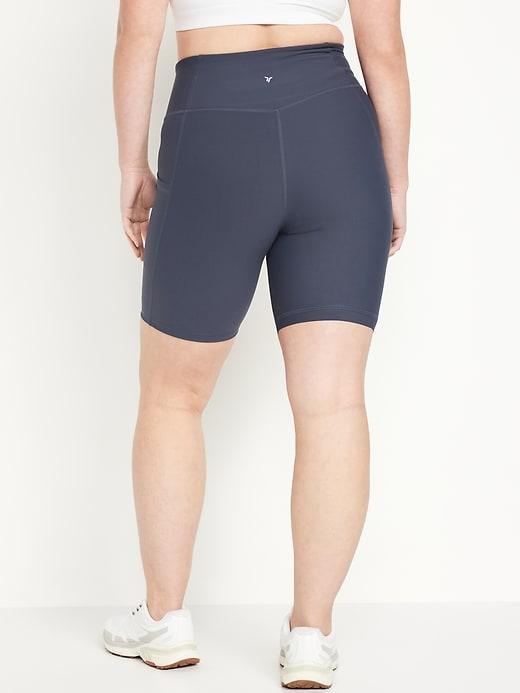 High-Waisted PowerSoft Biker Shorts -- 8-inch inseam Product Image