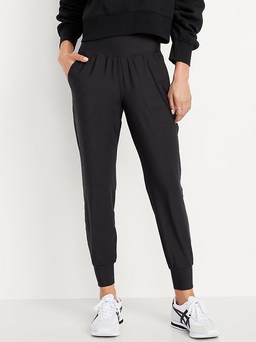 High-Waisted PowerSoft Seamed Joggers Product Image