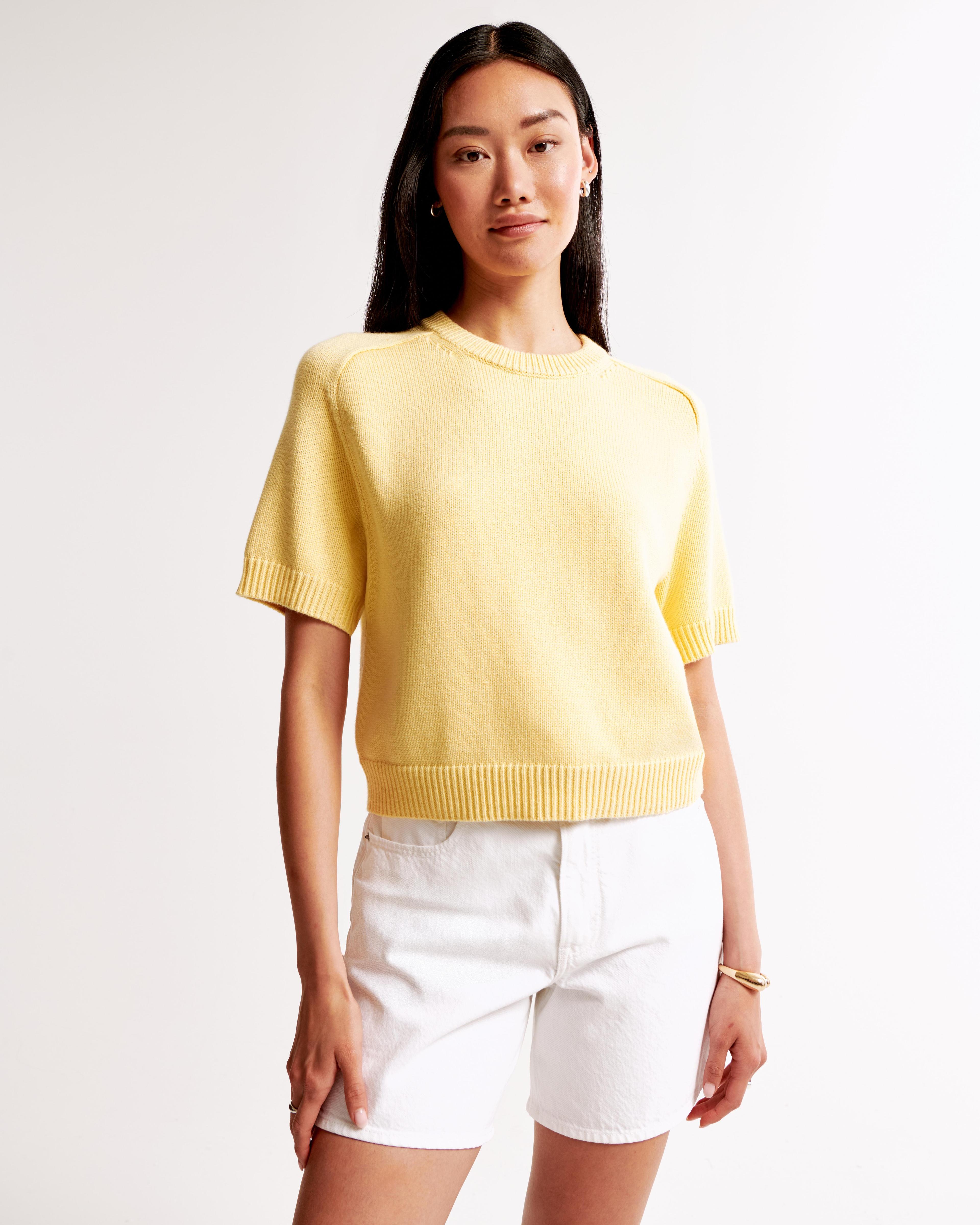 The A&F Madeline Crew Sweater Tee Product Image