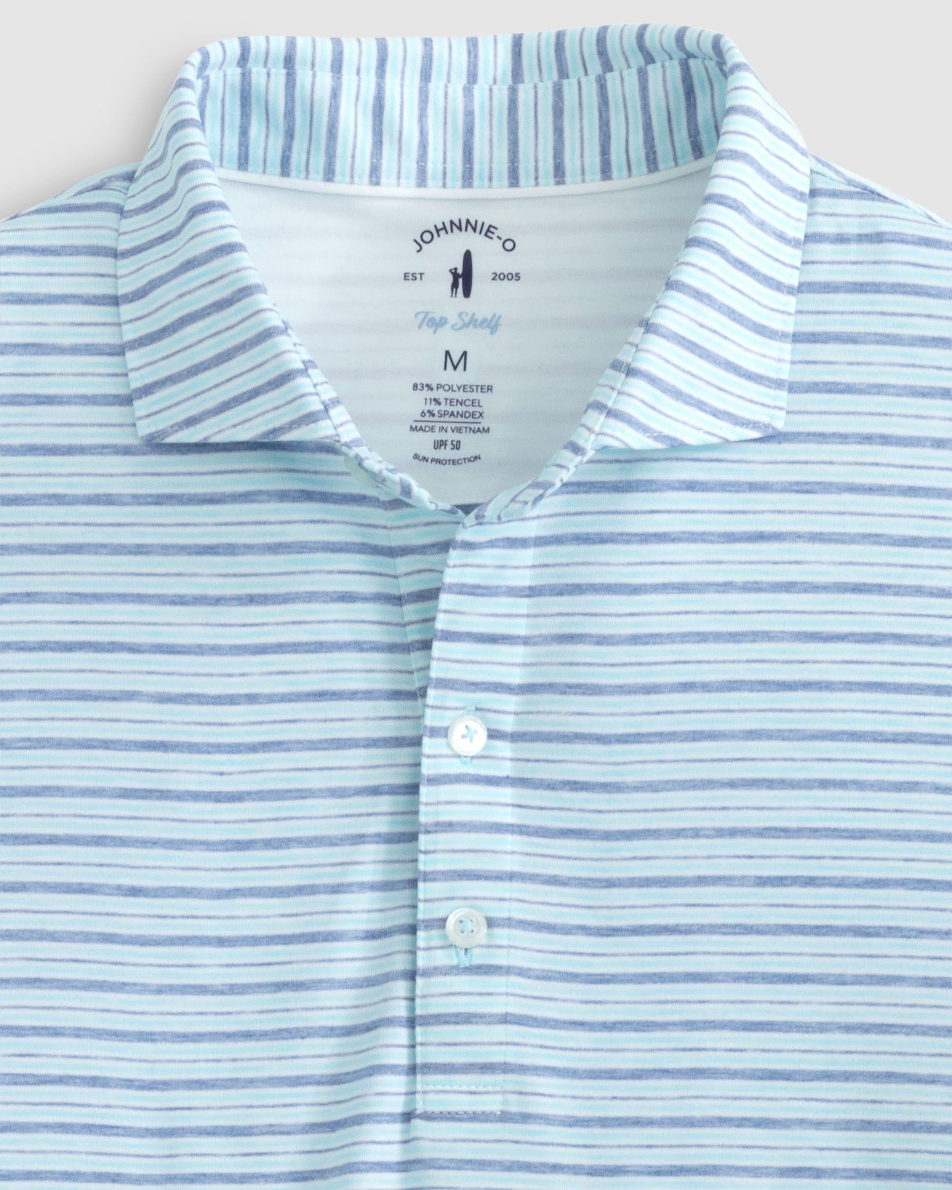 Top Shelf Performance Polo - Declan Stripe Male Product Image