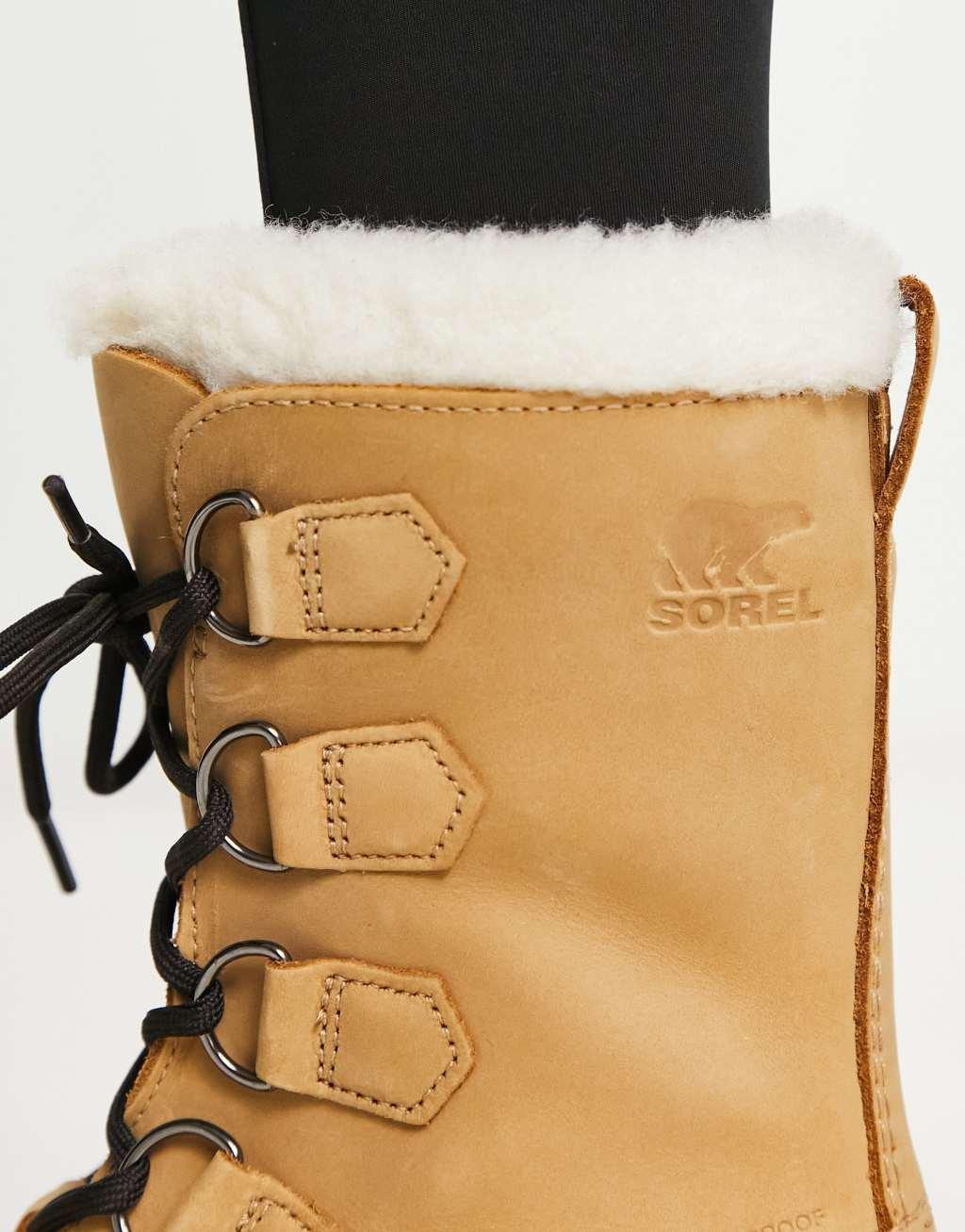 Sorel Caribou waterproof boots in tan  Product Image