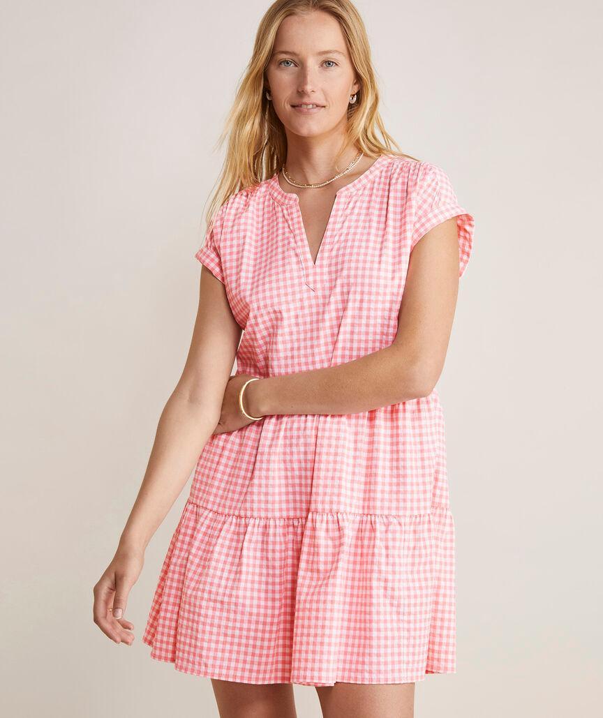 Harbor Tiered Notch-Neck Dress Product Image