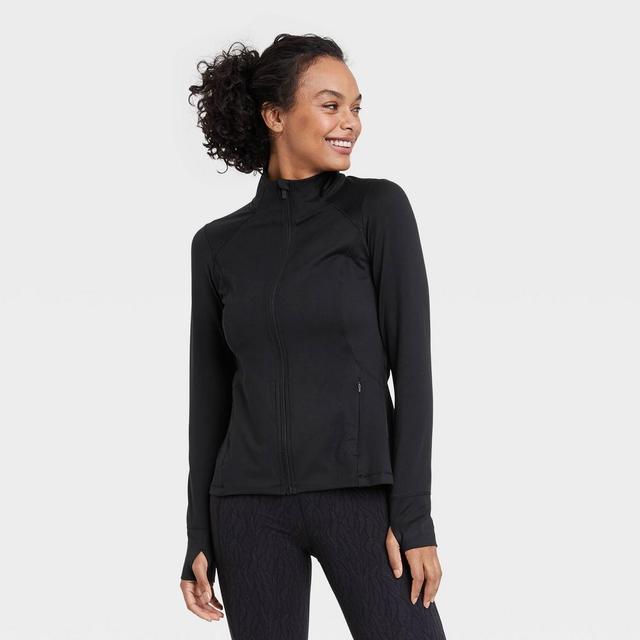 Womens Full Zip Jacket - All In Motion Black 3X Product Image