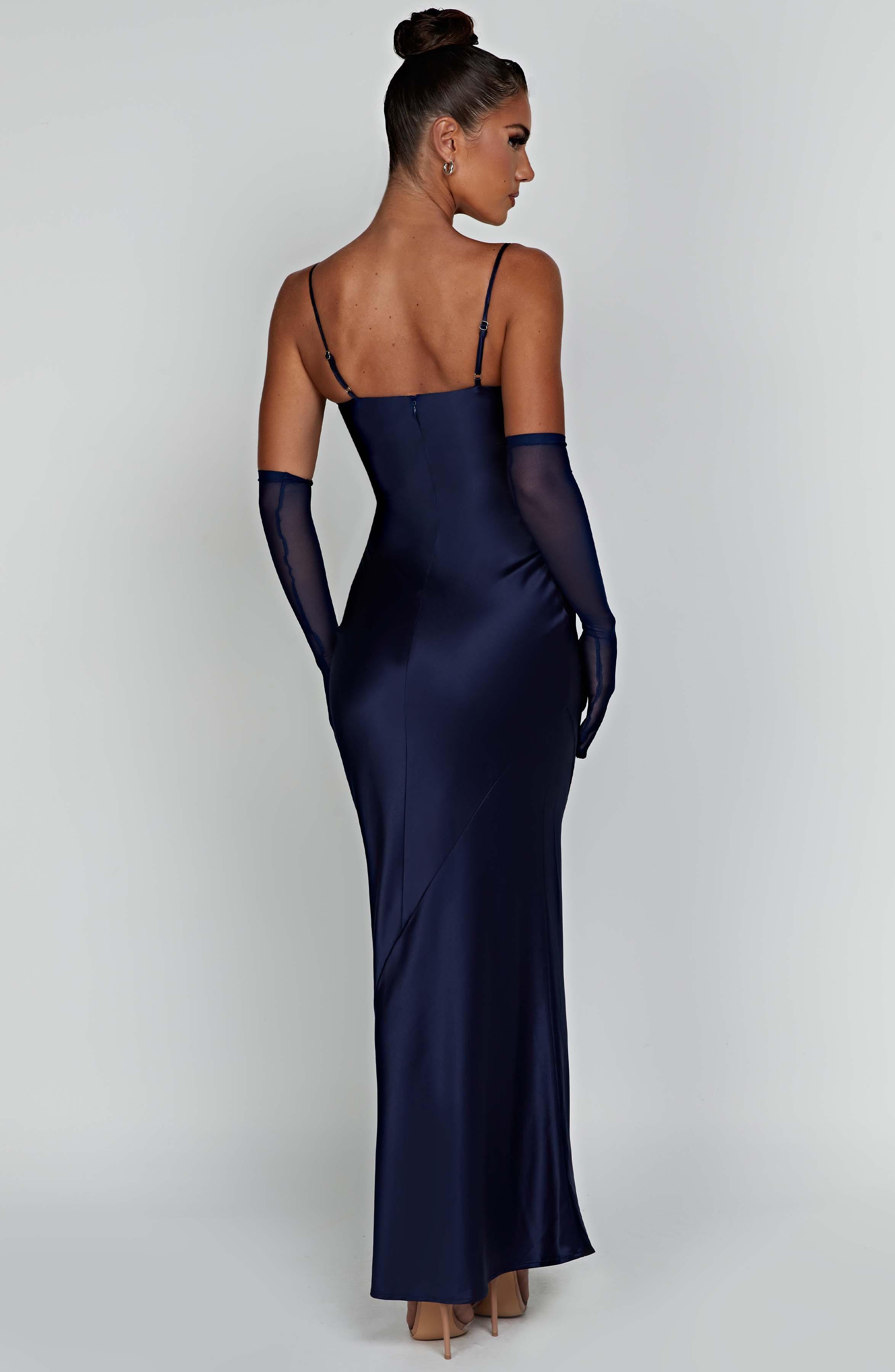 Athena Maxi Dress - Navy Product Image