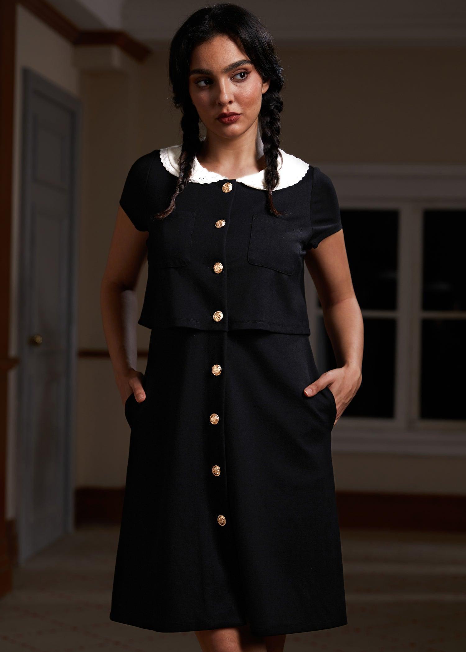 Falling for the Fall Equinox Collared Dress Product Image