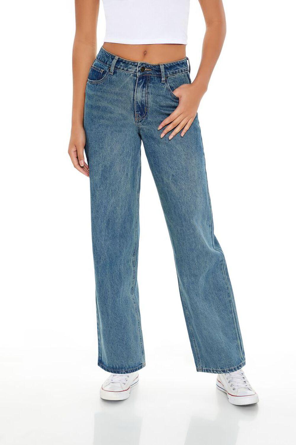 Heart Pocket High-Rise Jeans | Forever 21 Product Image