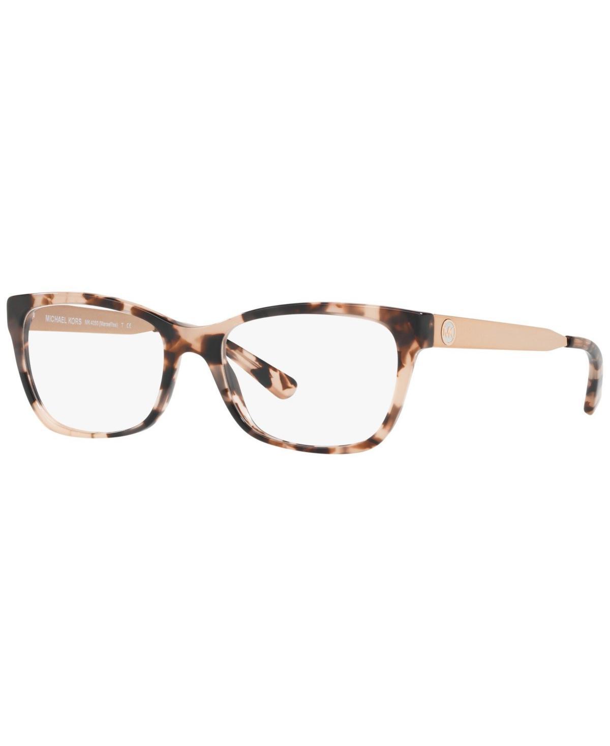 Michael Kors MK4050 Womens Square Eyeglasses - Pink Torto Product Image