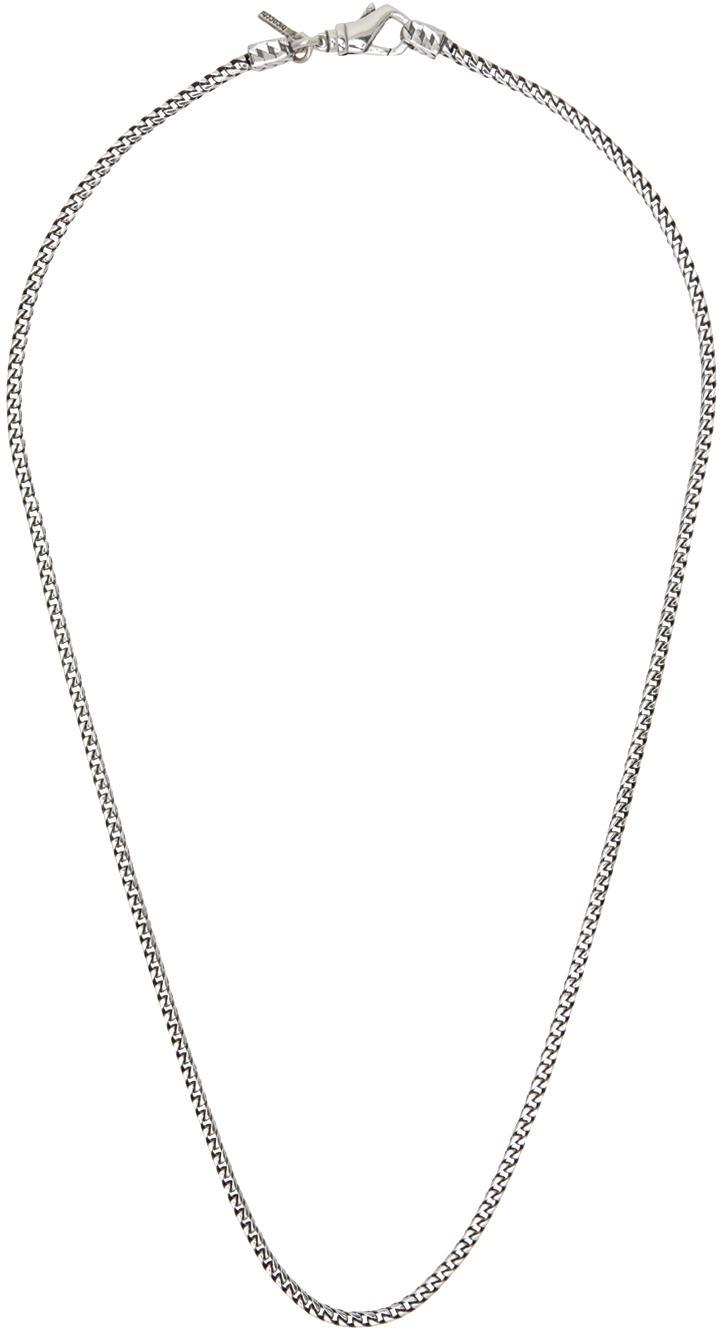 EMANUELE BICOCCHI Silver Box Chain Necklace Product Image