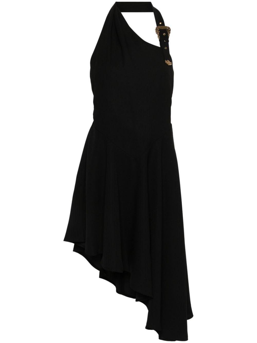 logo-buckle crepe dress Product Image