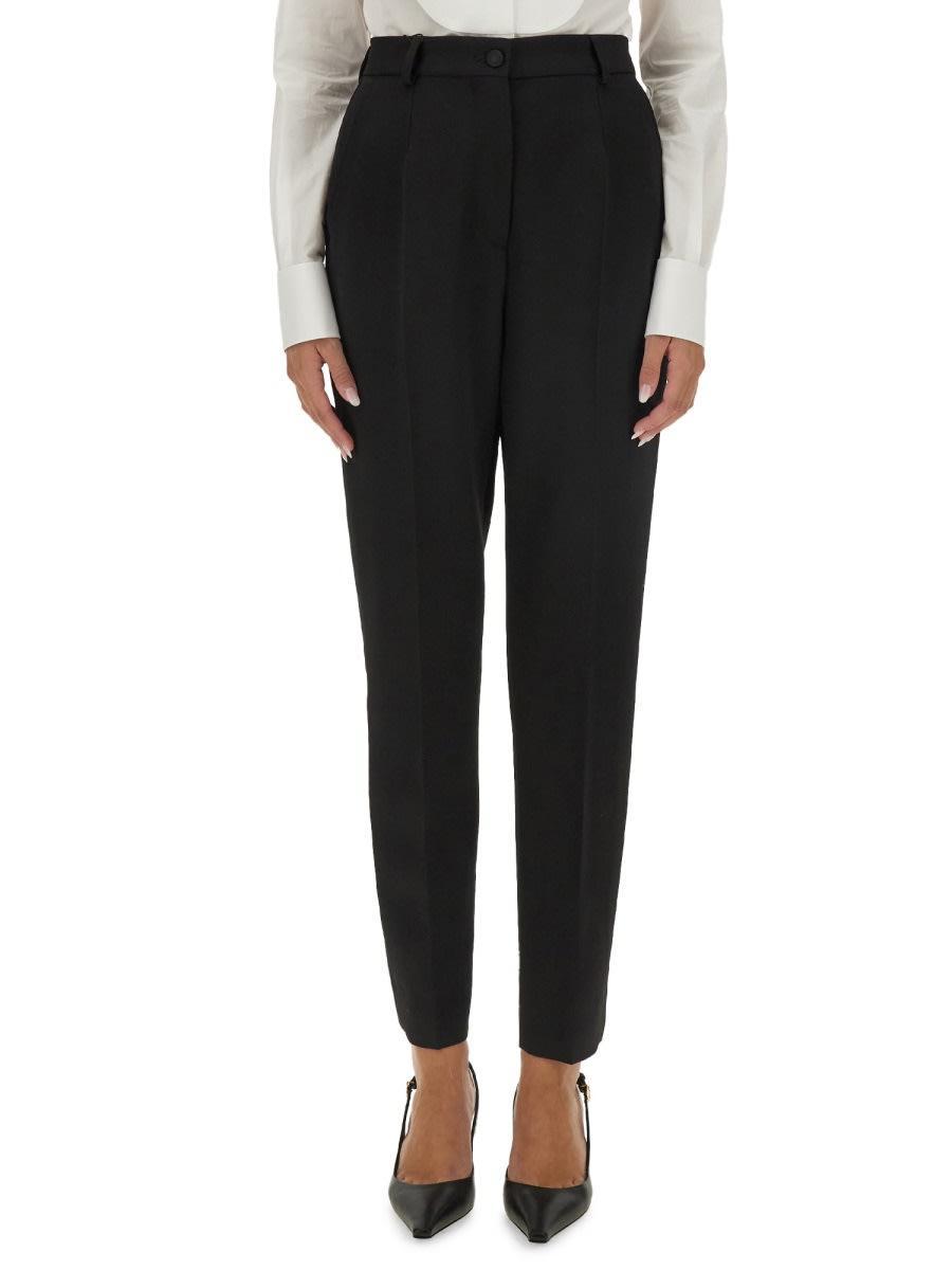 Tailored Tuxedo Pants In Black Product Image