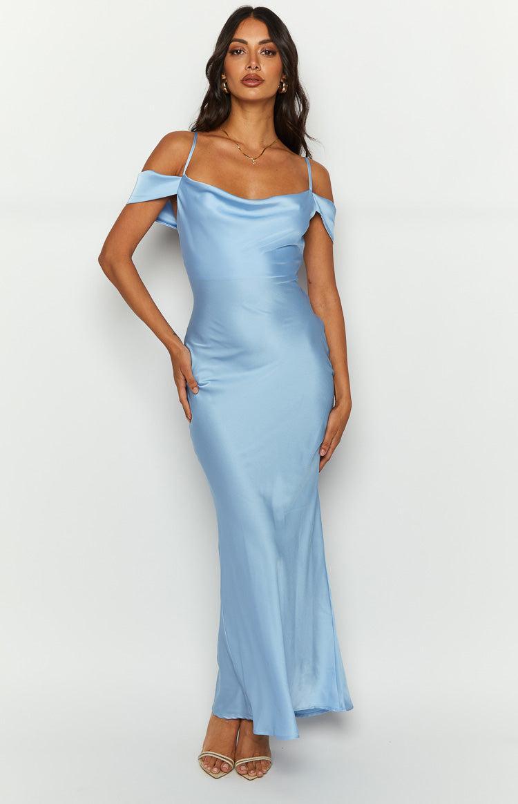 Darby Light Blue Maxi Formal Dress Product Image