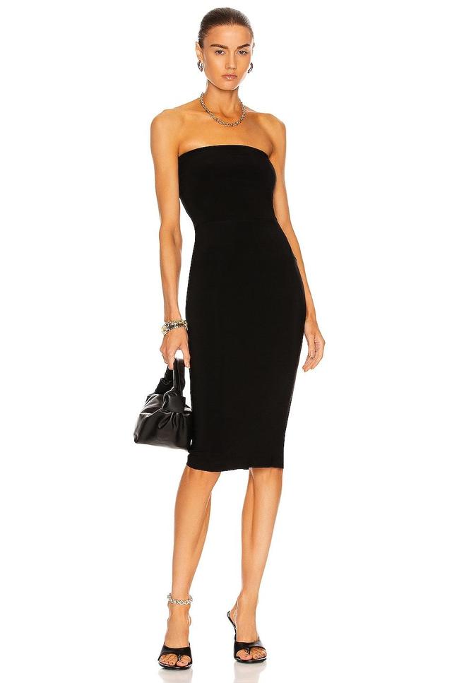 Norma Kamali Strapless Midi Dress Product Image