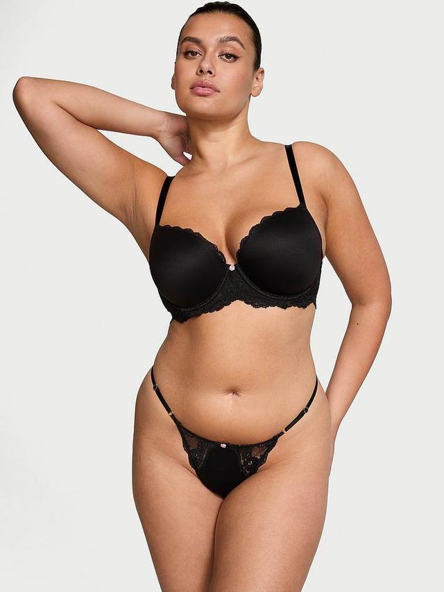 Smooth & Lace Lightly Lined Classic Coverage Demi Bra Product Image