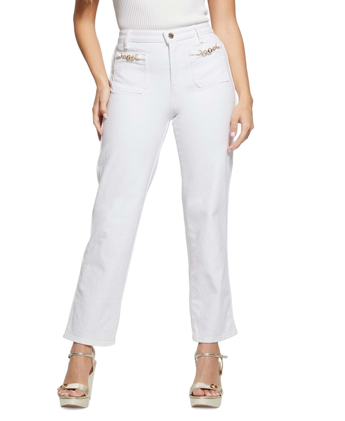 Guess Womens Relaxed Charm Straight eg Jeans Product Image