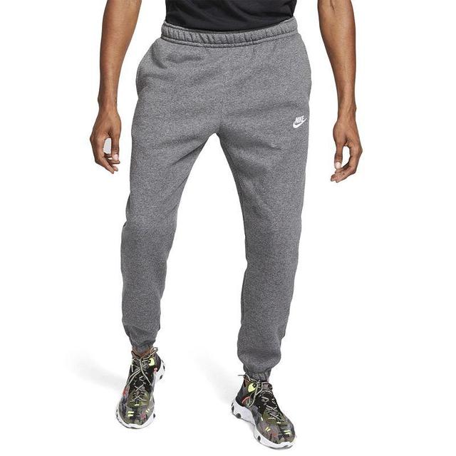 Mens Nike Club Fleece Pants Grey Heather Product Image