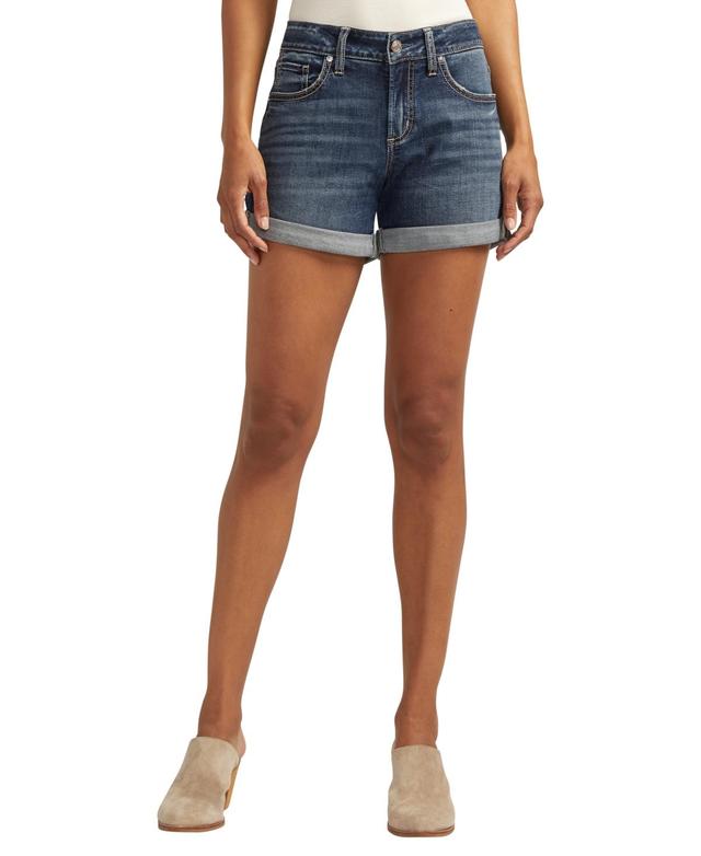 Silver Jeans Co. Womens Boyfriend Mid Rise Shorts Product Image